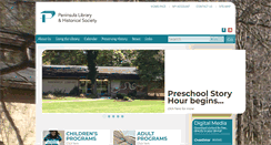Desktop Screenshot of peninsulalibrary.org